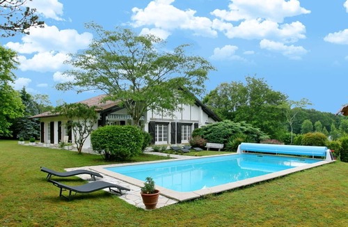Arbonne Villa | Experience this Basque Style Retreat with Charming Gardens and Heated Pool