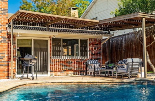 Addison Apartment | Expertly Crafted Home w/Pool, Gameroom, Mini Bar