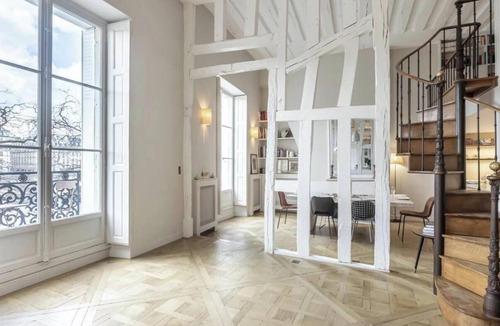 4th Arrondissement Apartment | Exquisite Marais Abode with Stunning River Viewsn