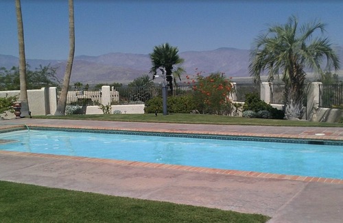 Borrego Springs House | Extraordinary Panoramic-View Home with Private Pool in Ram's Hill!
