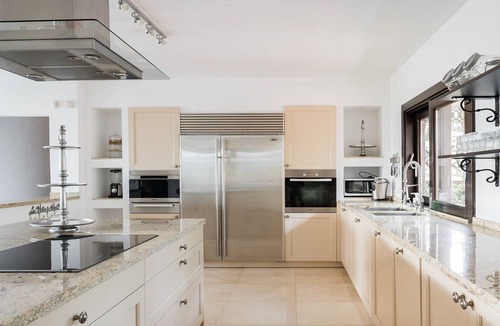 Rancho Domingo Villa | Extravagant Spanish Architecture Ocean View Villa. Huge garden & Heated pool