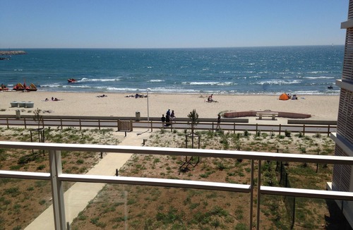 Palavas-les-Flots Apartment | F1 1ST LINE EXCEPTIONAL SEA VIEW