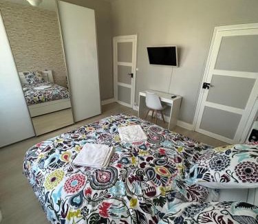 Nevers Apartment | F3 lumineux Terrace, BBQ