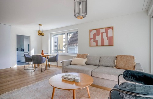 Altstetten Apartment | Fab Altstetten 1BR w/Private W/D, nr Shopping, by Blueground