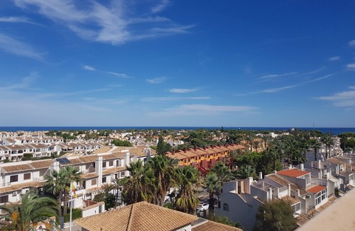 Orihuela Costa Apartment | Fabulous 2 bed penthouse apt with balcony and large private solarium. Free wifi.