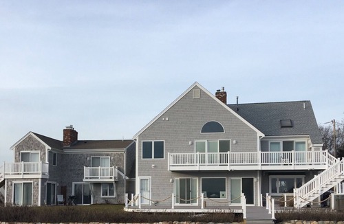 West Yarmouth House | Fabulous water front home with private dock, swimming, beach, fire pit, Hot Tub