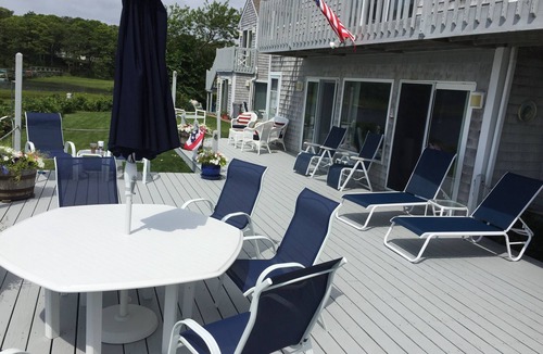 West Yarmouth House | Fabulous water front home with private dock, swimming, beach, fire pit, Hot Tub