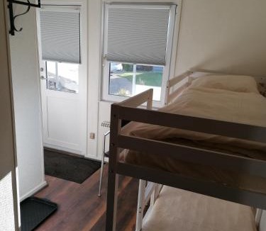 Kvaers Apartment | Family apartment in Kværs - bunk bed, kitchen and EV Charging