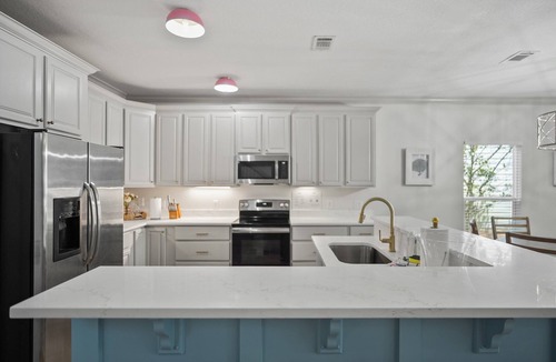 Villages of Crystal Beach House | Family Beach Home Pool and Golf Cart Access