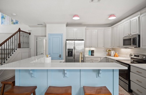Villages of Crystal Beach House | Family Beach Home Pool and Golf Cart Access