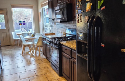 Midland House | Family Fortress – Huge 4BR Retreat Game Room, Fire Pit, Playground & Fenced Yard