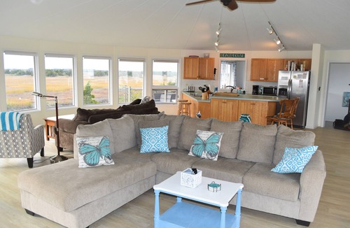 Broadkill Beach House | Family friendly home w/ 360 views of the bay and wild life preserve