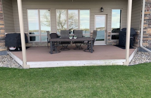 Arnolds Park Condo | Family-friendly Lakefront East Lake Okoboji Condo- Bridges Bay Resort