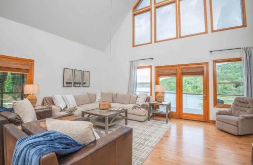 Big Creek House | Family Friendly Lakefront with Private Dock Fire Pit Near Marinas