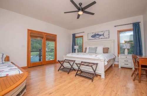 Big Creek House | Family Friendly Lakefront with Private Dock Fire Pit Near Marinas