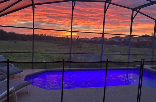 Loughman Villa | Family friendly villa with no rear neighbors at pool deck facing south and west.