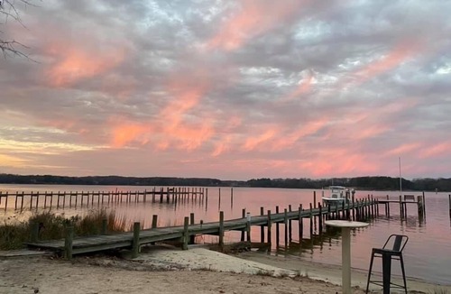 Lancaster House | Family fun! Large home, pool, fire pit, hot tub, kayaks, & beautiful water views