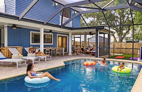 Seminole House | Family Fun/Pool, Putt-Putt, Game room, Fire pit, 5 Min to Beach