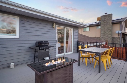 Allendale Area House | Family Fun Retreat - Hot Tub, Game Room, + Huge Yard - Near Golden and Red Rocks