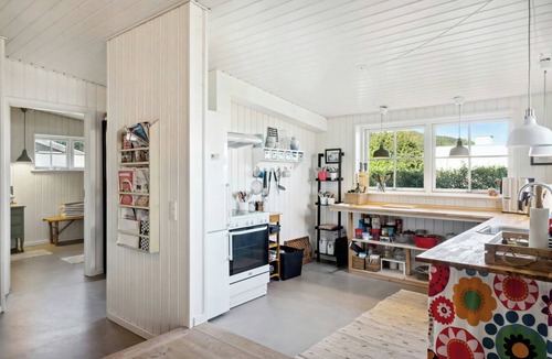 Borkop House | Family home with sauna and fjord view