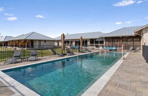 La Grange House | Family Lakeside Getaway: Pool, Games, Hot Tub, More!