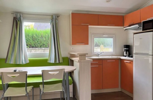 Angicourt House | Family mobile home 45m² at campsite