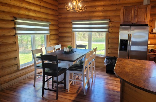Golden Lake Cottage | Family Oriented waterfront Log Cabin with hot tub