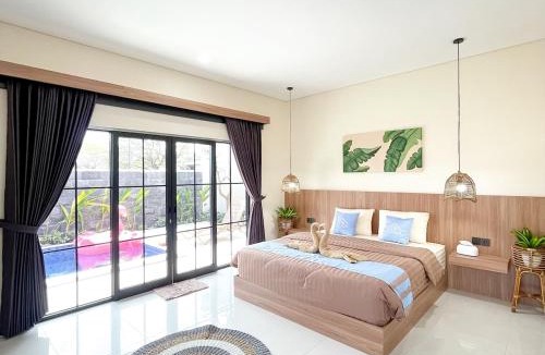 Sewon Villa | Family Private Pool Villa view sawah