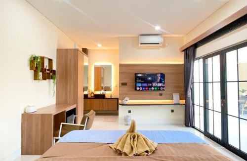 Sewon Villa | Family Private Pool Villa view sawah
