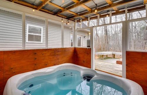 Hurdle Mills House | Family-Ready Efland Home w/Hot Tub + Deck