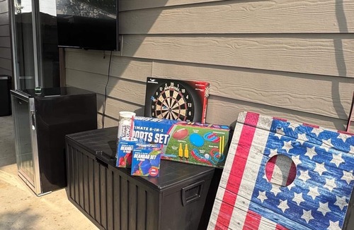 Converse House | Family Retreat Near Randolph AFB, Patio & Comfort