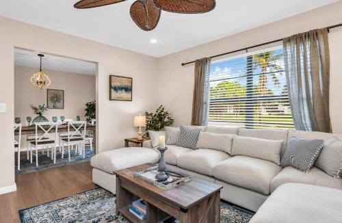 Palm Beach Country Estates Villa | Family Retreat Firepit Htd Pool Massive Yard Sleeps 12