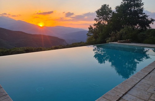 Ceret Villa | Family villa & retreat w/spring-fed, heated infinity pool on 50 acres near Céret