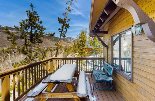 Dillon House | Fantastic home w/view of Gore Range, two large decks, & walkable location