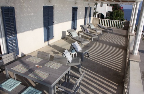 Molunat House | Fantastic sea view from the sun terrace