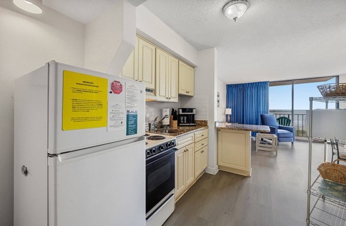 Crescent Beach Condo | Fantastic views from this 1-bedroom oceanfront condo in Carolina Reef! | Carolina Reef - 105