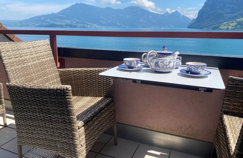 Kastanienbaum Apartment | Fantastic view of Lake Lucerne