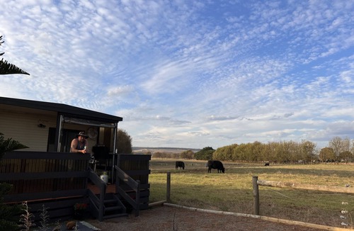 Allestree Cabin | Farm stay with an ocean view