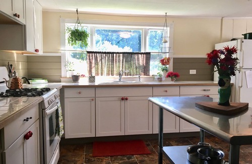Newfield House | Farmhouse Gem with Gardens, Waterfalls and Orchards