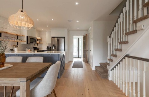 Mont-Tremblant Villa | Farmhouse-Style Townhouse | 3 Floors Fireplace