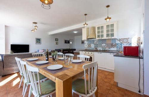 Smrika House | Fascinating villa with fantastic sea views to the island of Krk with private pool, table tennis, billiards, barbecue