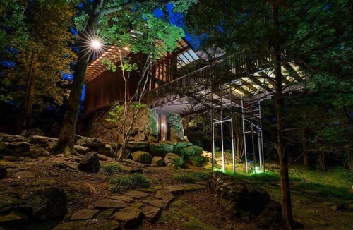 Eden Isle House | Fay Jones Historical A-Frame Luxury Design