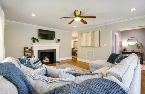 Terry Sanford House | Fayetteville Vacation Rental - 1 Mi to Downtown!
