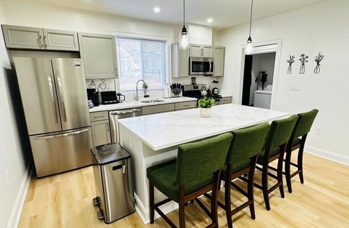 Fitchburg Apartment | Feels Like Home - BBQ, Yard, Fire Pit