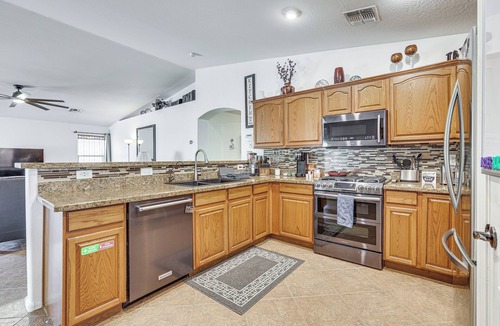 Veramonte House | Fenced Yard + Fire Pit: Quiet Home in Surprise