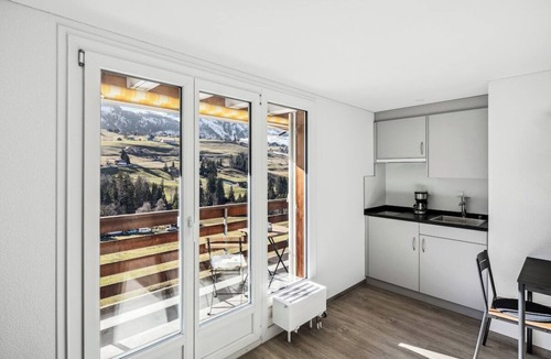 Wildhaus Apartment | FENUS Gemütlich | Bergblick | Küche | SGT07