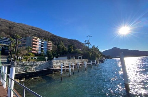 Bissone Apartment | Ferien am Luganer See mit Seesicht