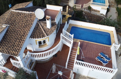 Rafol de Almunia House | Ferienhaus "casa Elina" with private pool and sea view