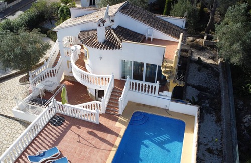 Rafol de Almunia House | Ferienhaus "casa Elina" with private pool and sea view