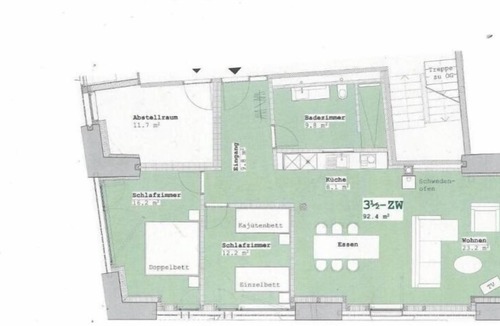 Berguen Apartment | Ferienwohnung/app. für 5 Gäste mit 90m² in Bergün/bravuogn